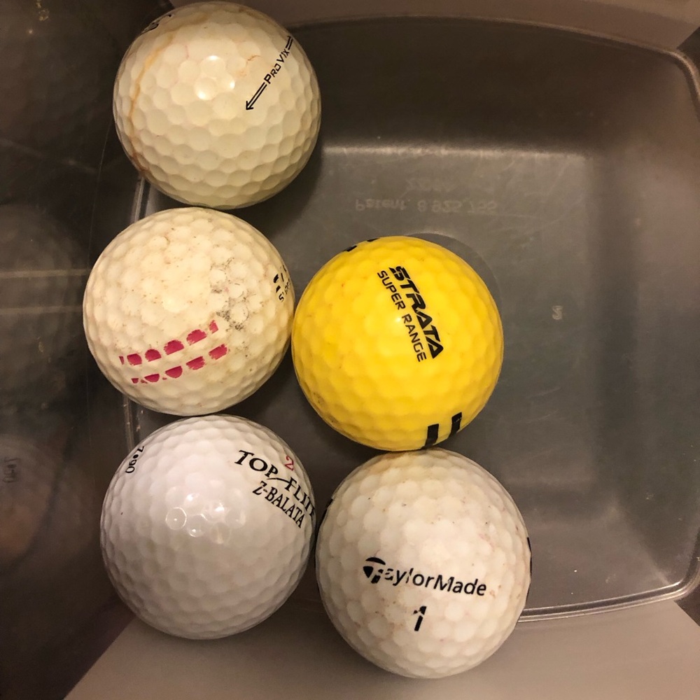 Various Golf Balls